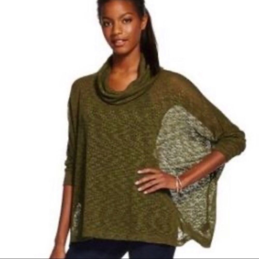⭐️Knox Rose Dolman Pullover Cowl Neck Poncho